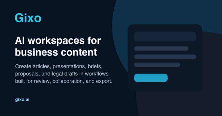 Gixo Review 2026: The AI Writing Tool That Delivers Finished Work